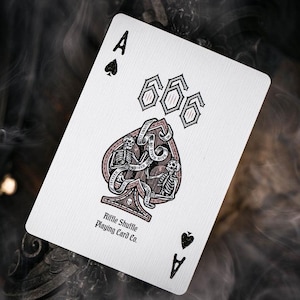 666 Cartas de Baralho Diabo Demônio