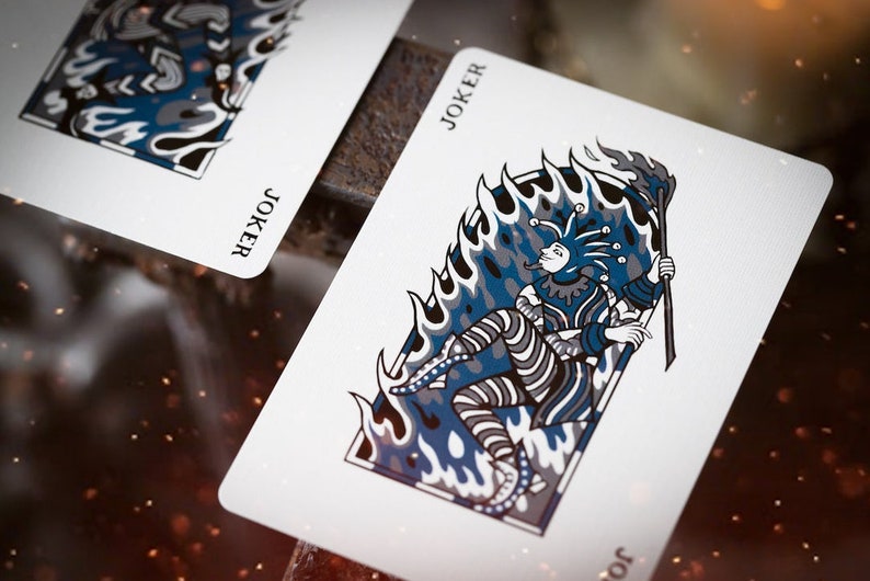 Sacred Fire Playing Cards Luxury Poker Playing Cards Etsy