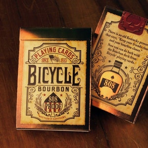 Bicycle Bourbon Custom Playing Cards for Card Games and Poker