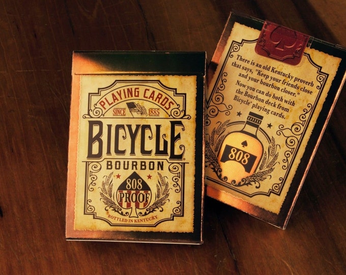 Bicycle Bourbon Custom Playing Cards for Card Games and Poker
