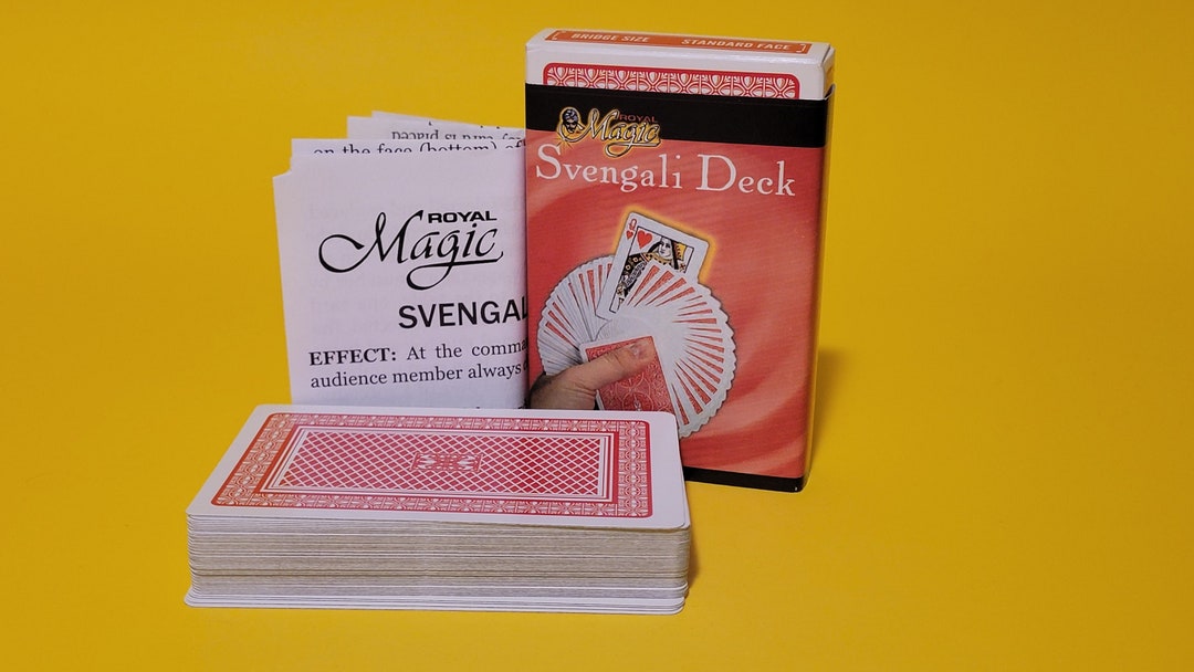 Svengali Playing Cards Magic Deck of Playing Cards Magic Tricks Etsy
