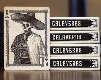 Halloween Theme Cards Calaveras Playing Cards