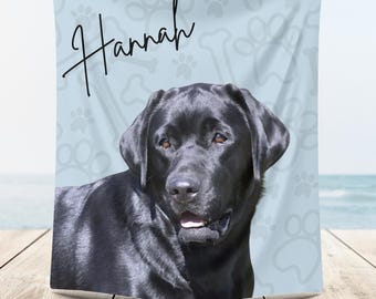 Custom Pet Blanket, Custom Dog Face Blanket, Personalized Pet Photo Blanket, Pet Blanket Gift, Dog Picture Blanket, Pet Memorial Blanket