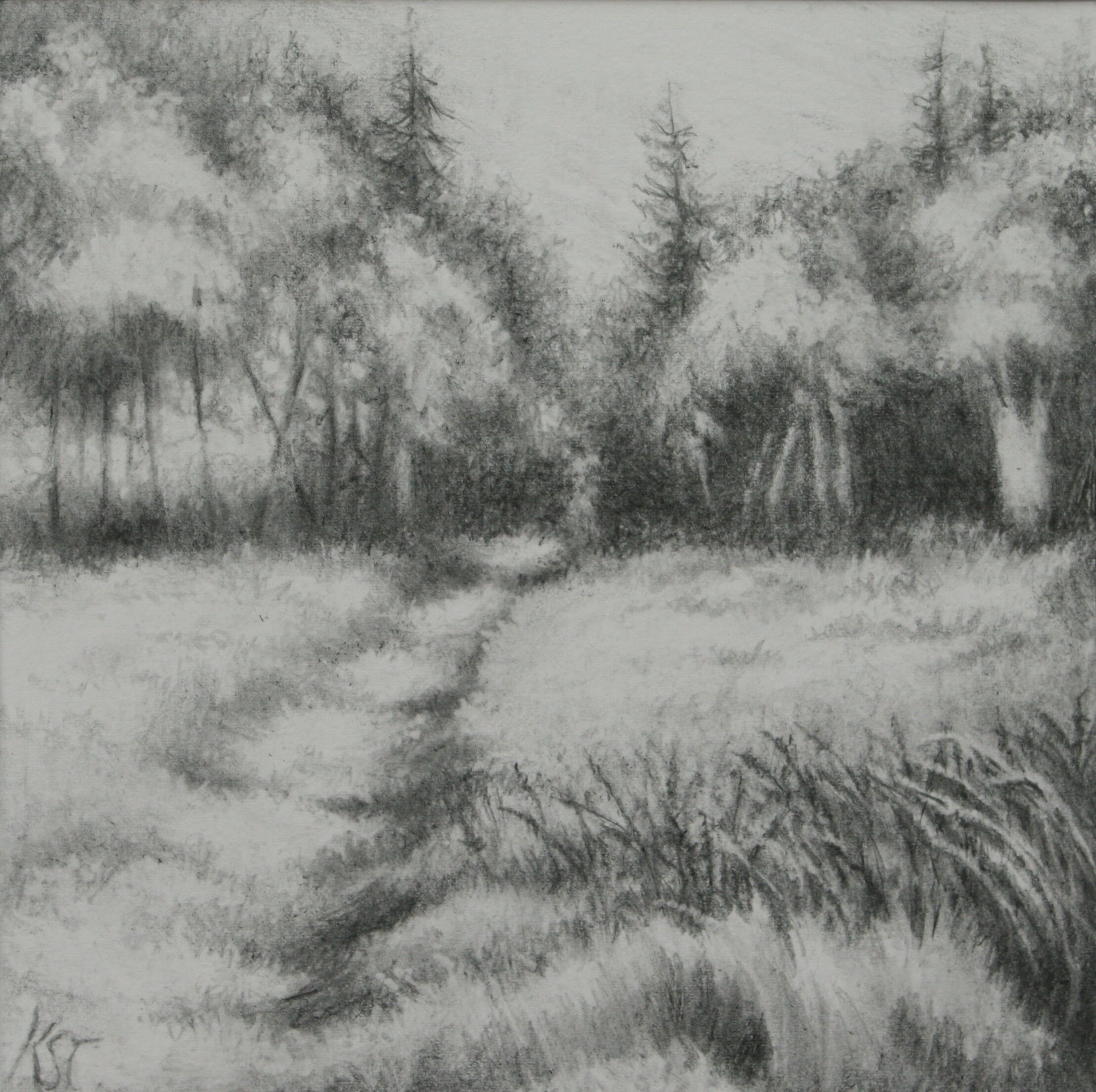 GREY 1971年 水彩画 風景画 疑り