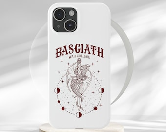 Basgiath phone case, Fourth wing phone case, Fourth wing merch, Basgiath war collage, dragon rider, Xaden Riorson, Violet Sorrengail
