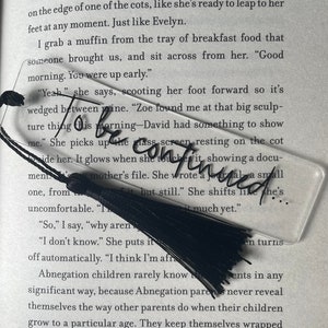 Acrylic Quote Bookmark | Book Lover Gift | Birthday Gift | Stocking Filler | Reading Gift | Bookmark With Tassel