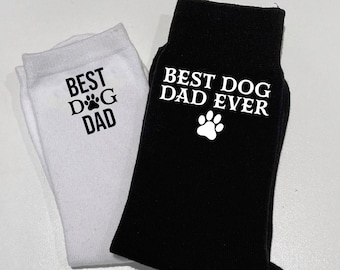 Best Dog Dad Ever Custom Made Socks | Fathers Day | Daddy | Fur baby | Personalised Socks | Novelty Gifts Father's Day Gift