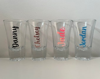 Wedding Shot Glasses Etsy Uk