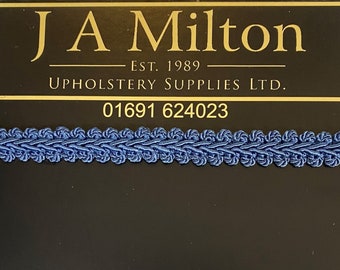 Quill Braid approx. 11mm wide col Blue