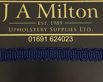 Suzi Braid approx. 13mm wide col Navy Blue