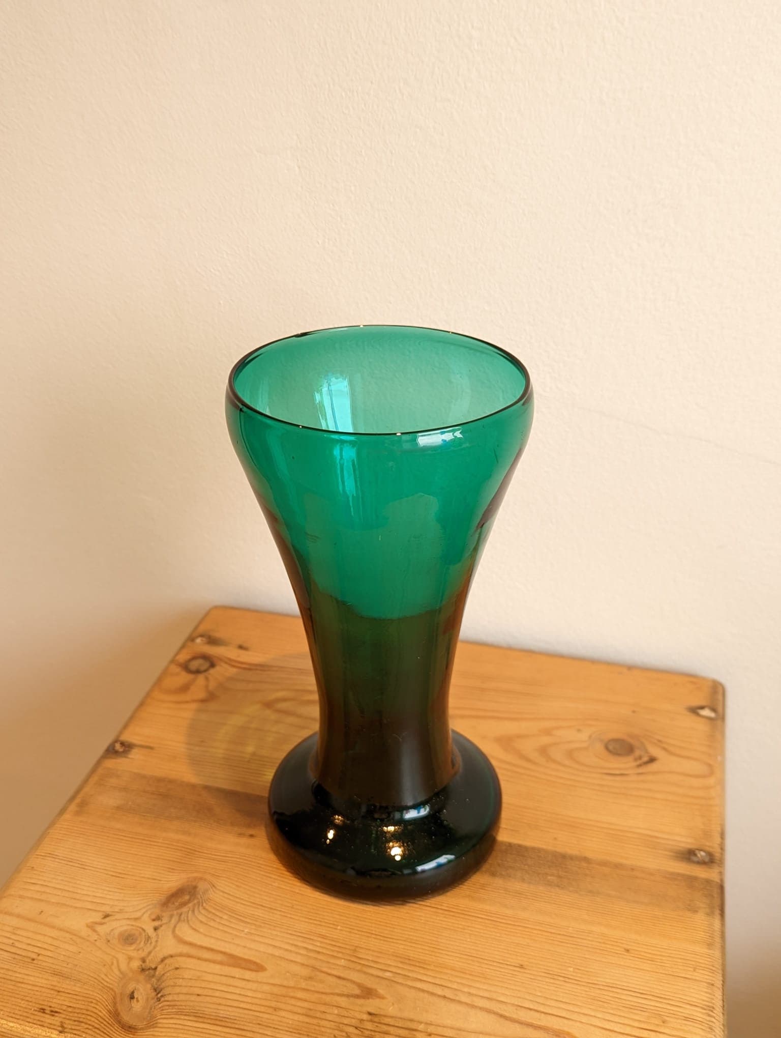 Victorian Bristol Green Glass Vase Etsy UK