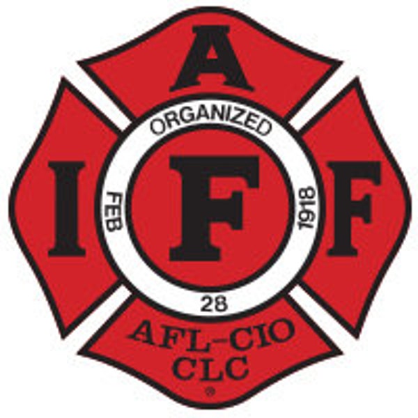 IAFF Red Logo Decal