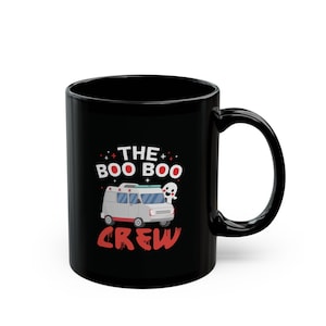Mug, The Boo Boo Crew EMS Funny Mug Ambulance, EMT Gift, Paramedic Coffee Cup, First Responder Appreciation, Emergency Medical Services