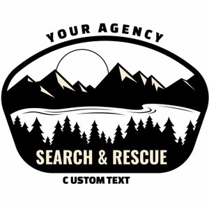 SAR Water Decal 4x4.5&quot; Customized
