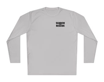 Search & Rescue Long Sleeve Tee, SAR Team Shirt, Unisex SAR Uniform, Personalized SAR Shirt