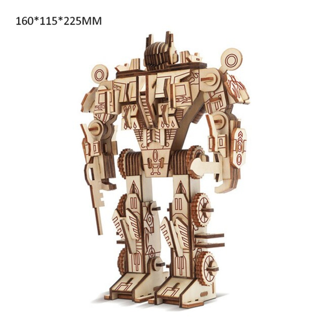 Transformers Laser Cut DIY Kit 3D Puzzle Wooden Toy Box 3D Etsy