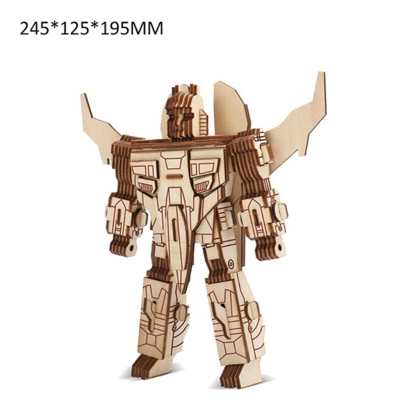 Transformers Laser Cut DIY Kit 3D Puzzle Wooden Toy Box 3D Etsy