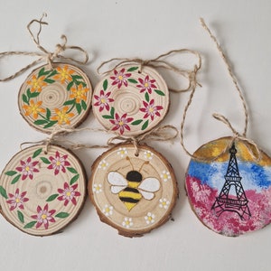 Painting Wooden Ornaments 