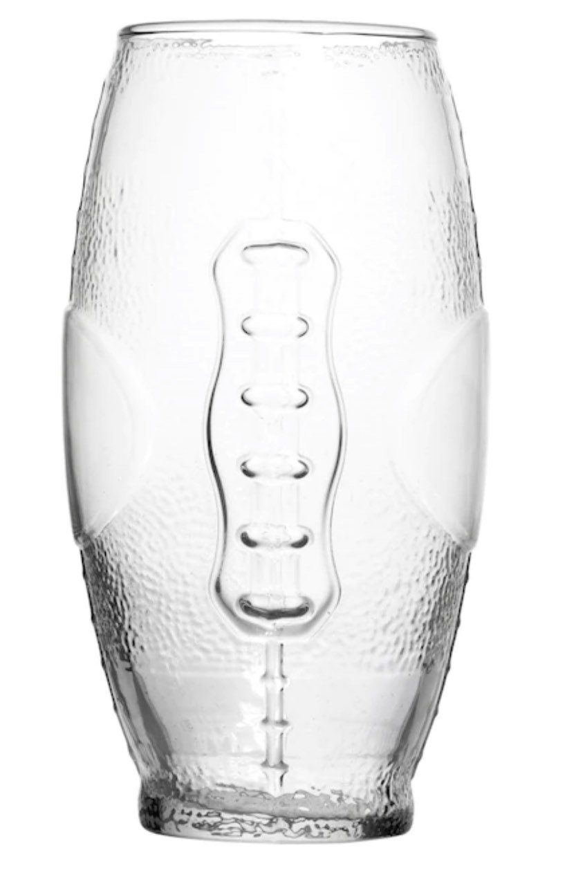 Football Glass 23oz Personalized /customizable Etch Etsy