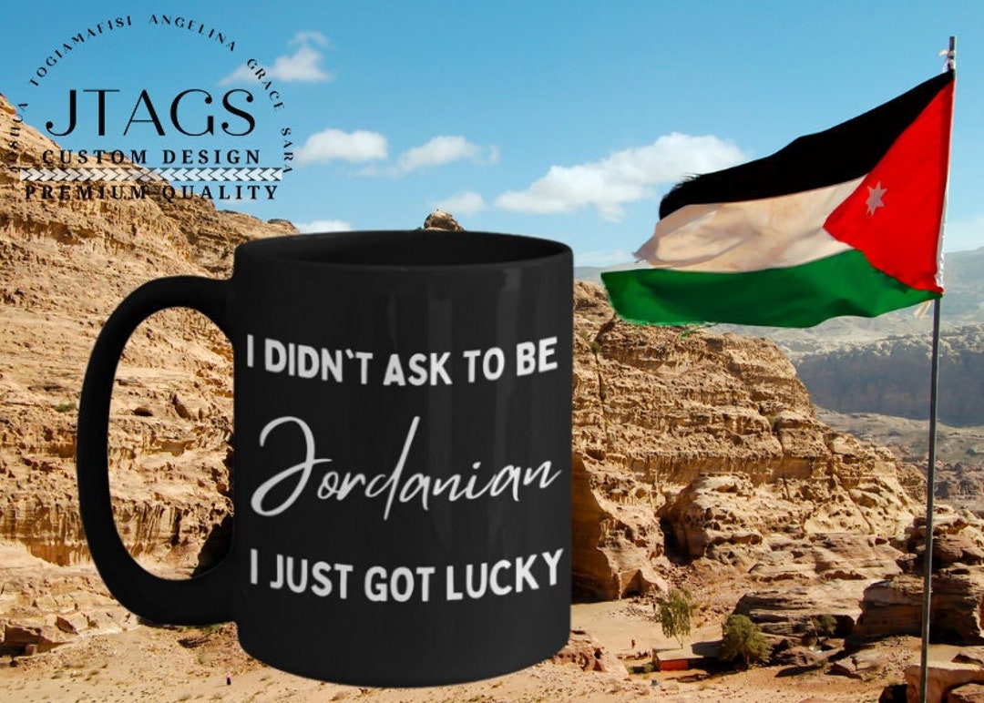 Jordanian Mug, Jordan, Jordanian Coffee Mug, Jordan Gift, Jordanian