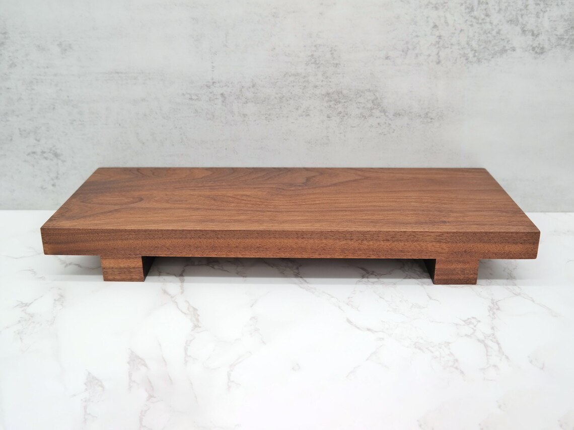 Bathroom Soap Tray Walnut Riser Decorative Trays Riser - Etsy