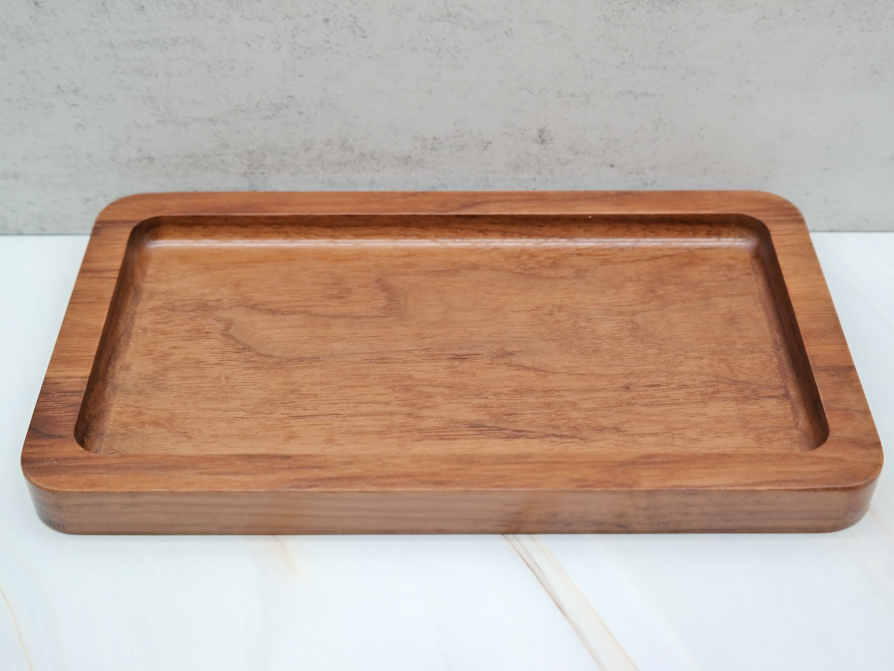Coffee Serving Tray Coffee Station Decor Walnut Tray Etsy