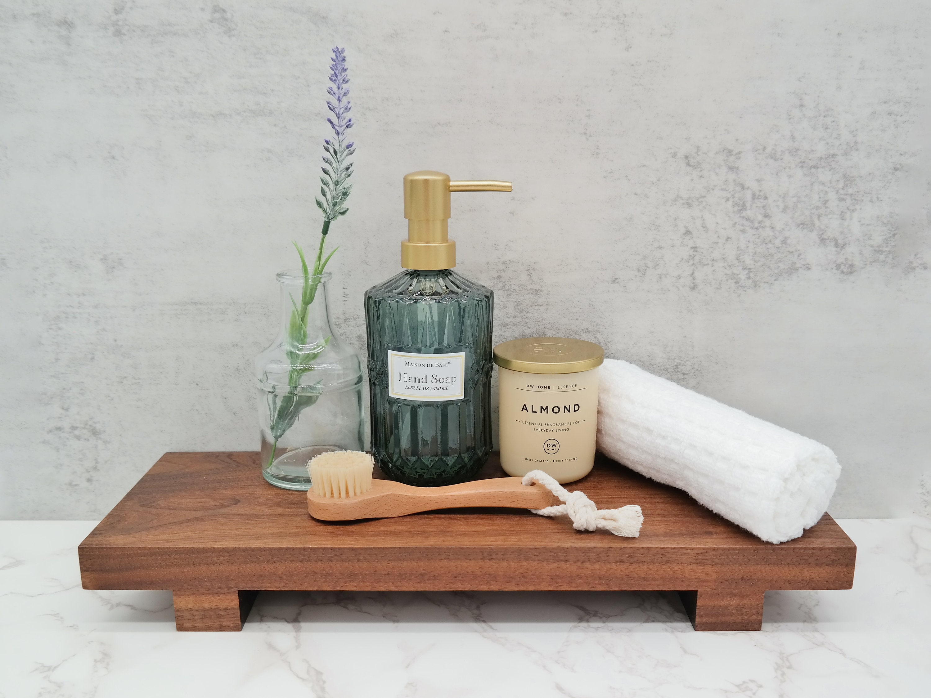 Bathroom Soap Tray Walnut Riser Decorative Trays Riser - Etsy