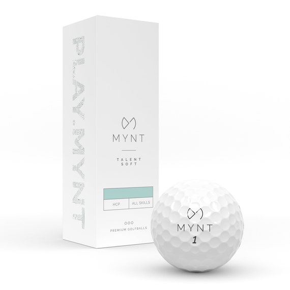 MYNT Talent Premium Golf Balls Rubber Surlyn Etsy