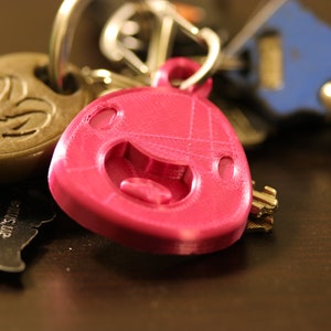 Slime Rancher Inspired Keychains! 3D printed, Gaming, Cute, Free Shipping, Keyring included