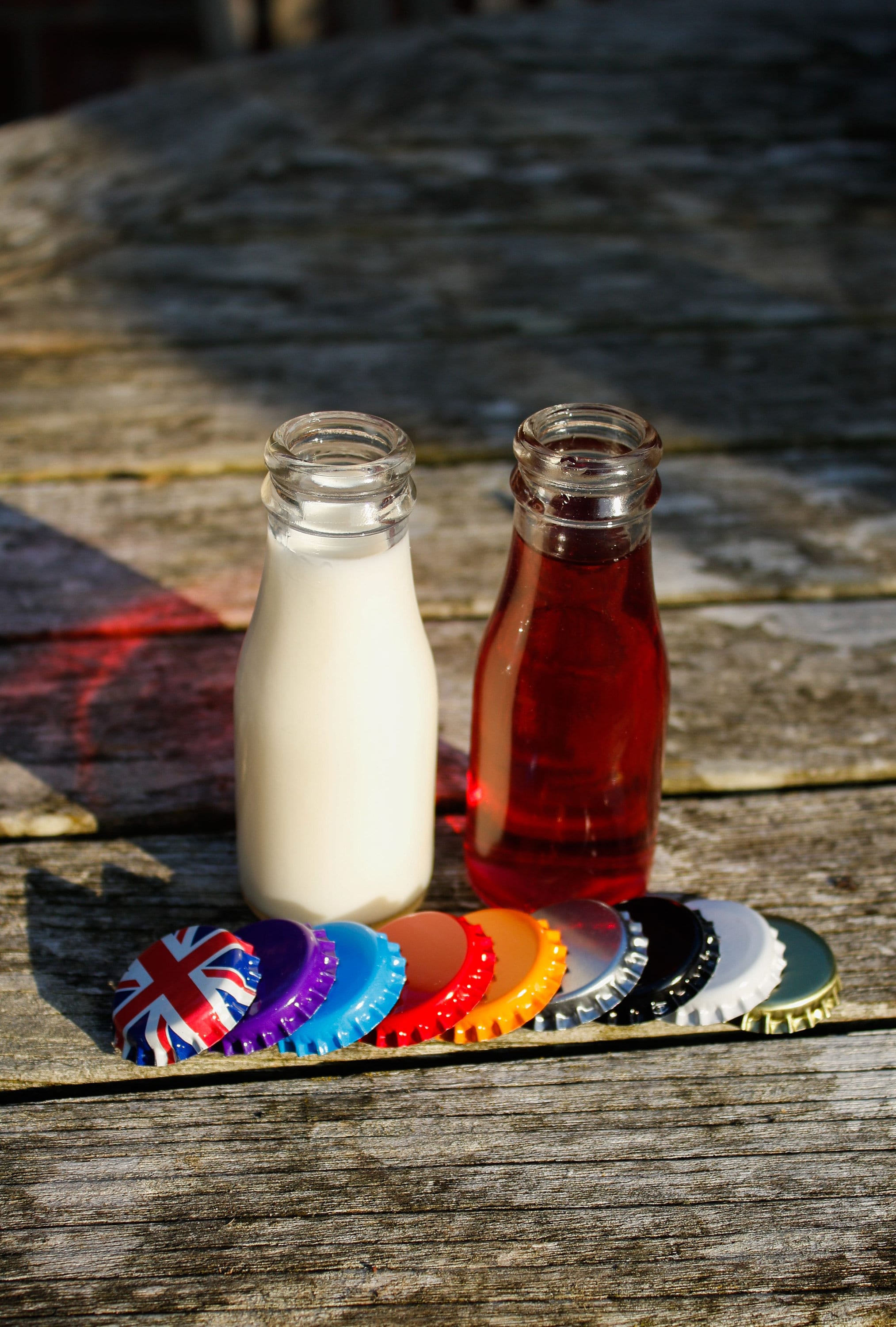 65ml Miniature Milk Glass Bottle With Crown Cap Perfect for Small  Quantities and Gifts 