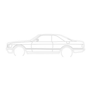 Car Dxf File, Dxf-Ai-Pdf, Classic Car Dxf, Car Laser Cut, Downloadable Art,Downloadable Dxf, Dxf Files for Plasma, Dxf files for Laser image 2