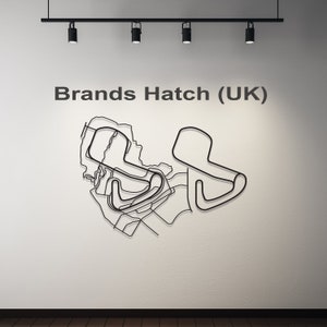 Brands Hatch UK, Dwg-Svg-Dxf-Ai-Pdf, downloadbare kunst, downloadbare Dwg-kaart, Dxf-bestanden voor Plaasma, Dxf-bestanden voor laser