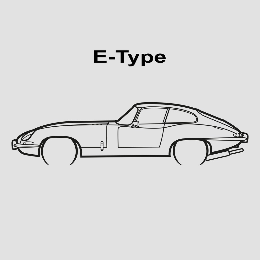 Car Dxf File, Dxf-ai-pdf, Car Vector Art, Car Laser Cut, Downloadable ...