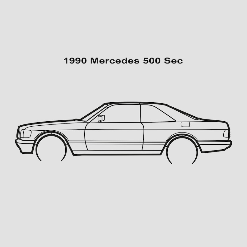 Car Dxf File, Dxf-Ai-Pdf, Classic Car Dxf, Car Laser Cut, Downloadable Art,Downloadable Dxf, Dxf Files for Plasma, Dxf files for Laser image 1