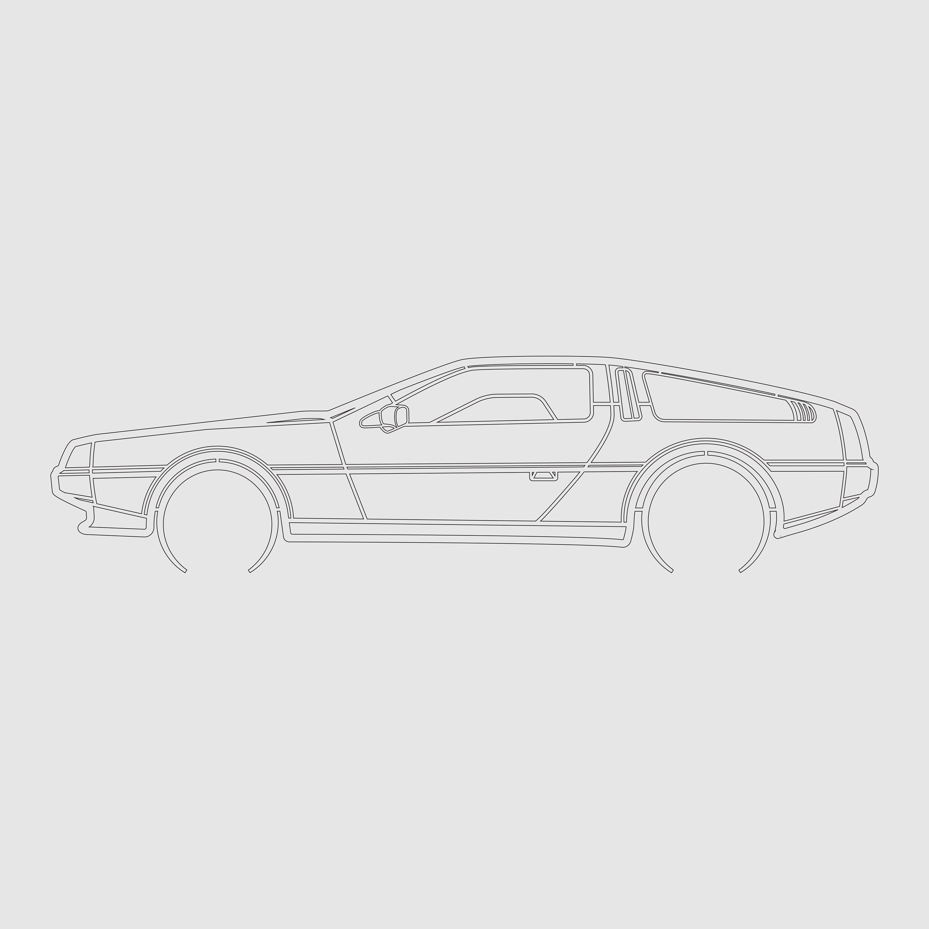 Car Dwg-svg-dxf-ai-pdf, Car Vector Art, Car Laser Cut, Downloadable Art