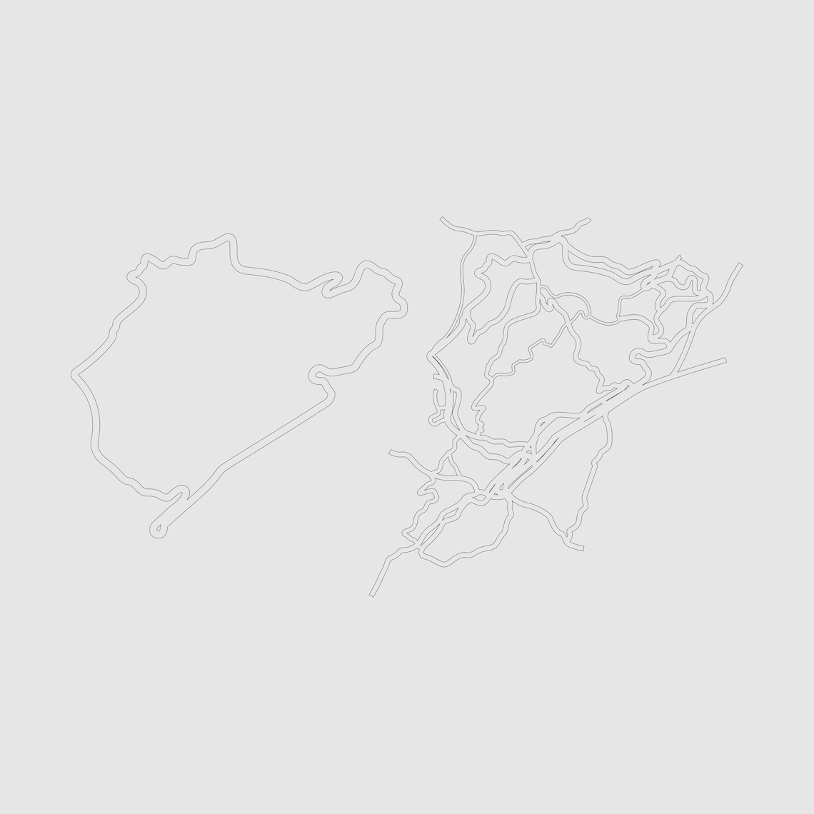 Sharpmap Dxf Nürburgring, Dwg-svg-dxf-ai-pdf, Downloadable Art,downloadable Dwg Map ...