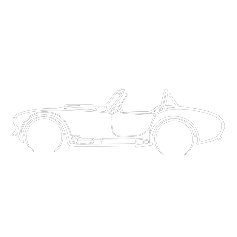 Car Dxf File, Dxf-ai-pdf, Car Vector Art, Car Laser Cut, Downloadable ...