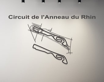 Circuit de l'Anneau du Rhin, Dwg-Svg-Dxf-Ai-Pdf, Downloadable Art,Downloadable Dwg Map, Dxf Files for Plaasma, Dxf files for Laser