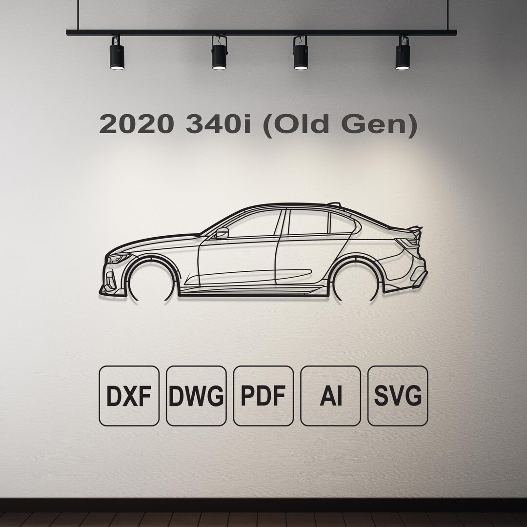 Car Dxf File, Dxf-ai-pdf, Car Vector Art, Car Laser Cut, Downloadable ...