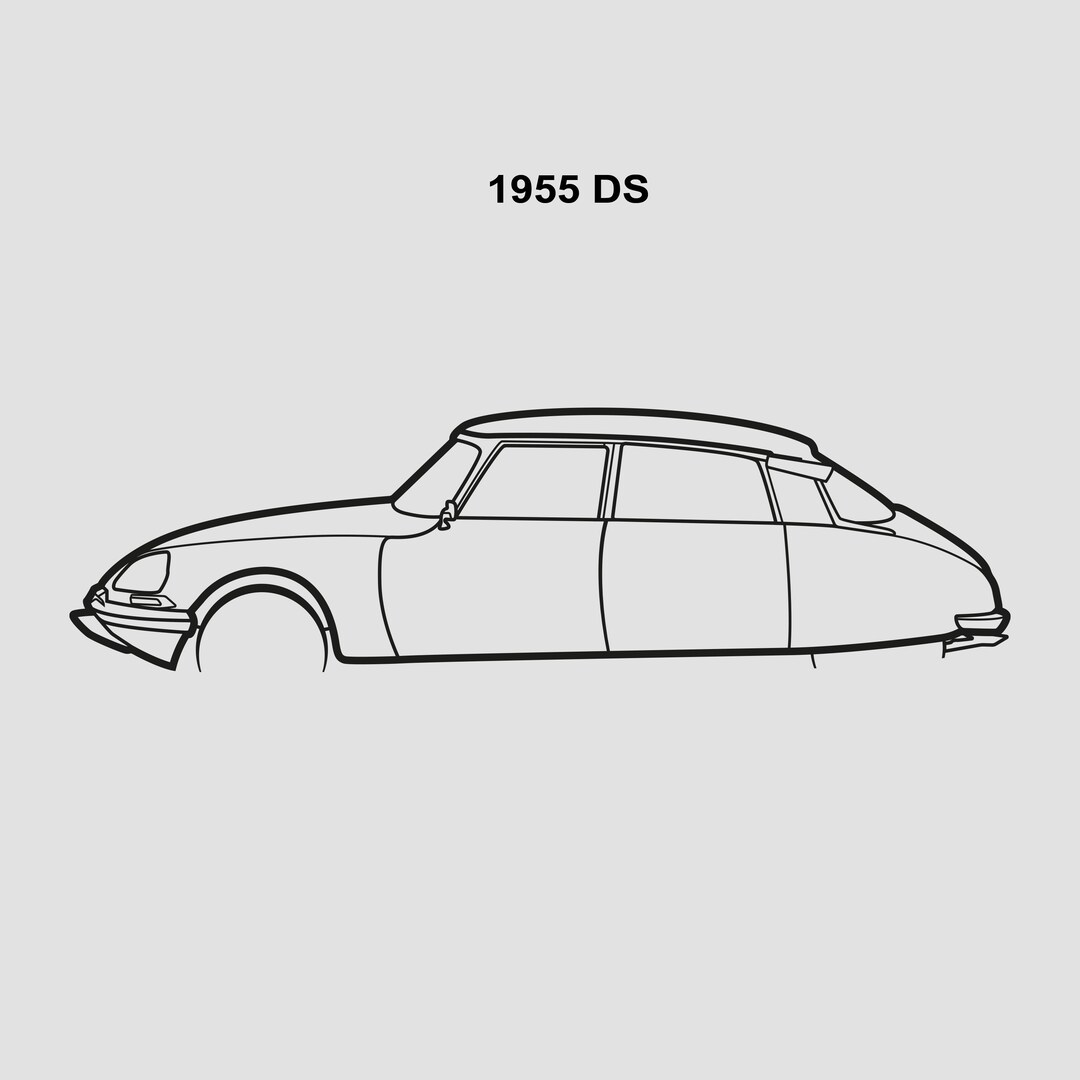 Car Dxf File, Dxf-ai-pdf, Car Vector Art, Car Laser Cut, Downloadable ...