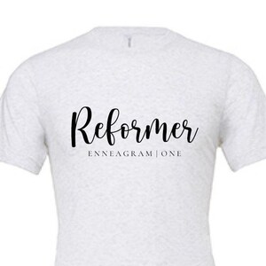 Enneagram Type One Shirts | Enneagram Gifts | Type 1 The Reformer | 100% Cotton Shirt | Ships from US