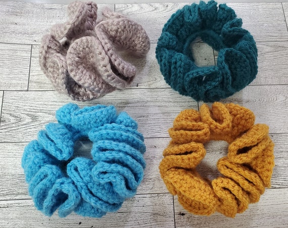 Hair Scrunchy/ Scrunchy Crochet/ Hair Accessories/ Knitted Scrunchy/ Hand Scrunch