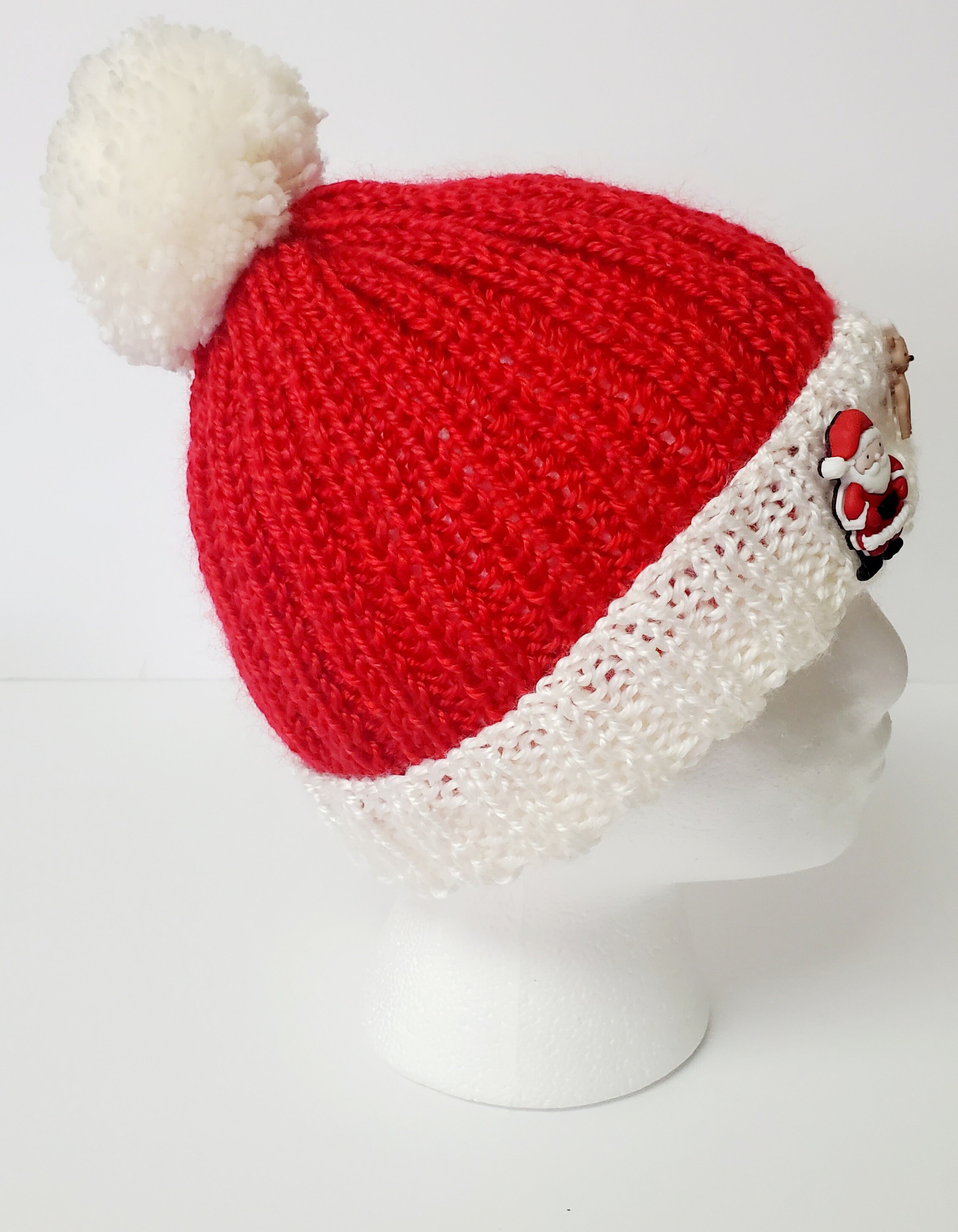 Christmas Knitted Hat/ Crochet Hat/ Winter Hat/ Christmas | Etsy UK