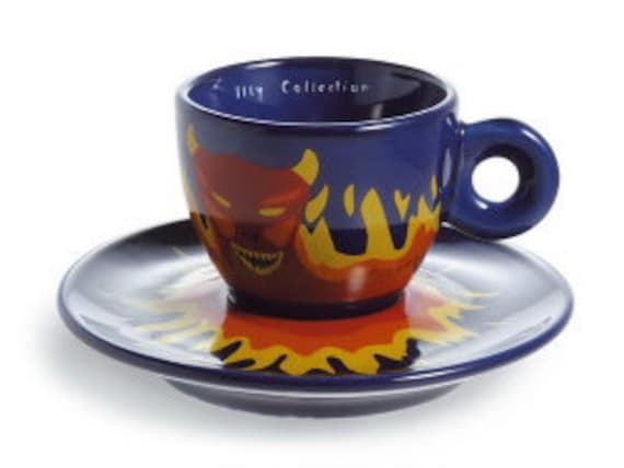 ILLY COLLECTION 1994 Luca Trazzi Coffee Cup Set With Saucer -6