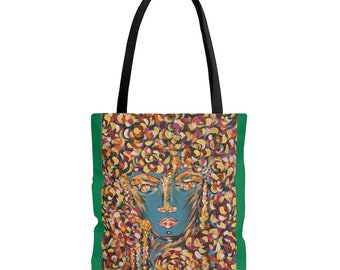 SAVI Tote Bag (Girl with Flowerhairs)