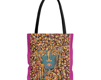 SAVI Tote Bag (Girl with Flowerhairs)