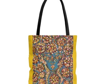 SAVI Tote Bag (Girl with Flowerhairs)