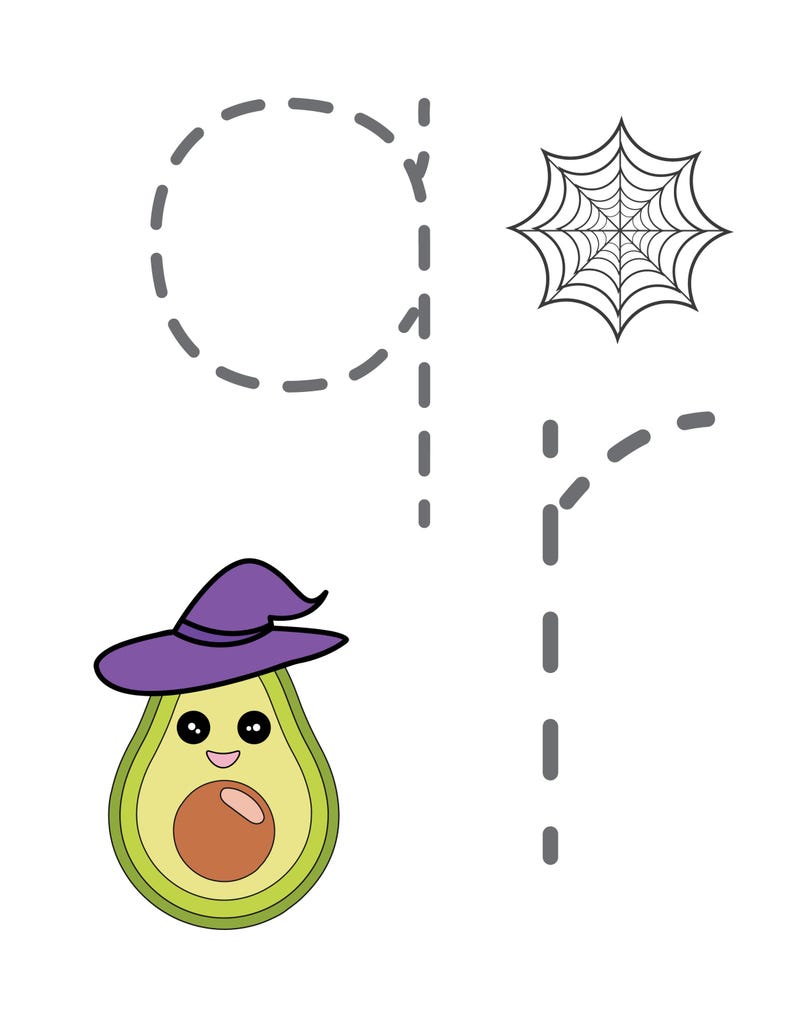 Printable Halloween ABC Coloring Pages for Kids, Halloween Alphabet ...