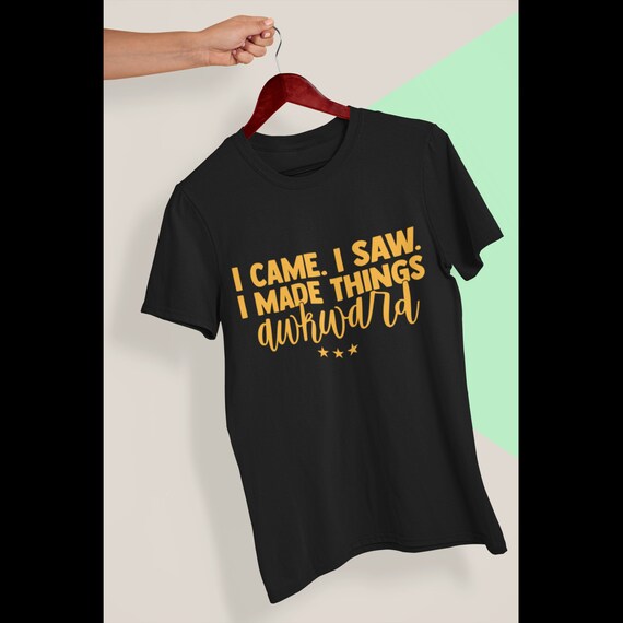 Funny Introverts Made It Awkward Antisocial Tee Shirt Funny Introverts Made It Awkward Antisocial Tee Shirt
