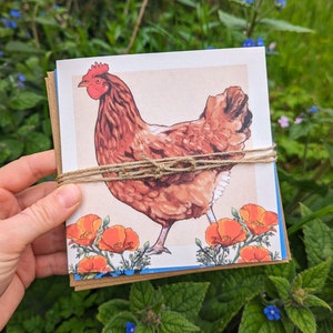 2 cartes poulet